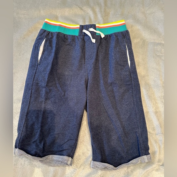 deux par deux Other - DEUX PAR DEUX Boys Size 10 Navy Blue & Yellow Swim Trunks Swimming Shorts